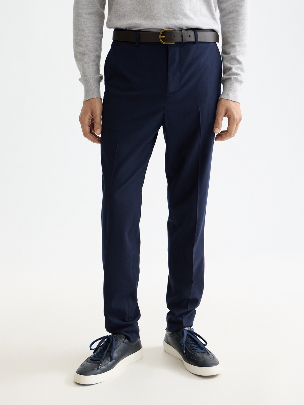 Essentials IRVING COOL-WOOL BLEND CHINO