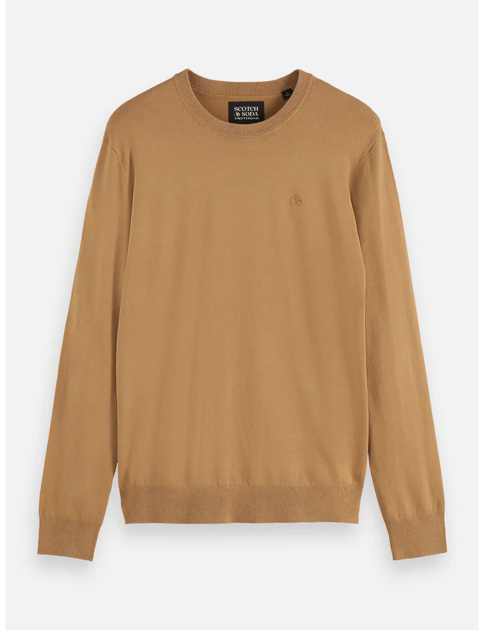 Viscose Pullover Crewneck flat lay front view by Scotch & Soda