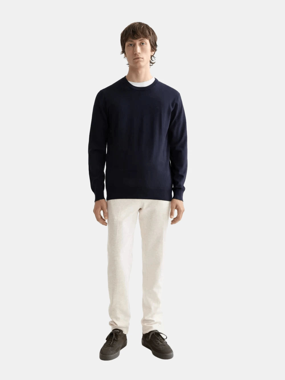 Core - Viscose Pullover Crewneck (Night) - Scotch & Soda