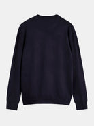 core-viscose-pullover-crewneck-night back view by Scotch & Soda