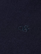 core-viscose-pullover-crewneck-night detail shot by Scotch & Soda