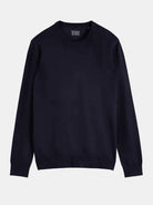 core-viscose-pullover-crewneck-night front view by Scotch & Soda