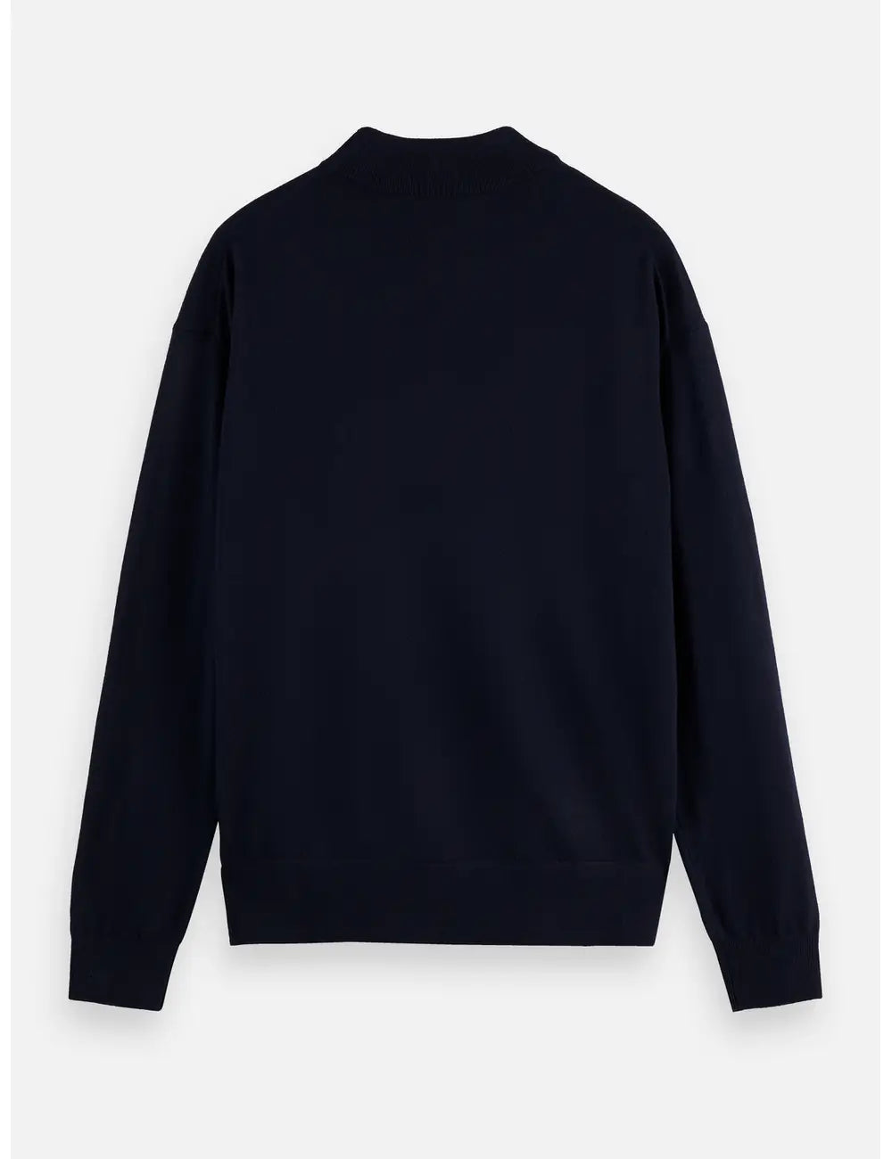 Mock Neck Pullover flat lay back view by Scotch & Soda