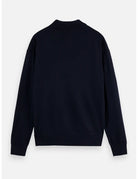 Mock Neck Pullover flat lay back view by Scotch & Soda