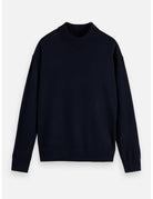 Mock Neck Pullover flat lay front view by Scotch & Soda