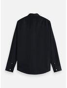 Poplin Solid Shirt flat lay back view by Scotch & Soda