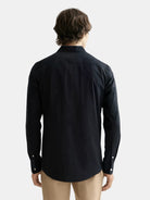 core-poplin-solid-black back view by Scotch & Soda