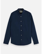 Poplin Solid Shirt flat lay front view by Scotch & Soda