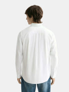 core-oxford-solid-white-traditional back view by Scotch & Soda