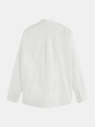 core-oxford-solid-white-traditional back view by Scotch & Soda