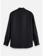 Linen Shirt Button Down flat lay back view by Scotch & Soda