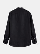 linen-shirt-ls-button-down back view by Scotch & Soda