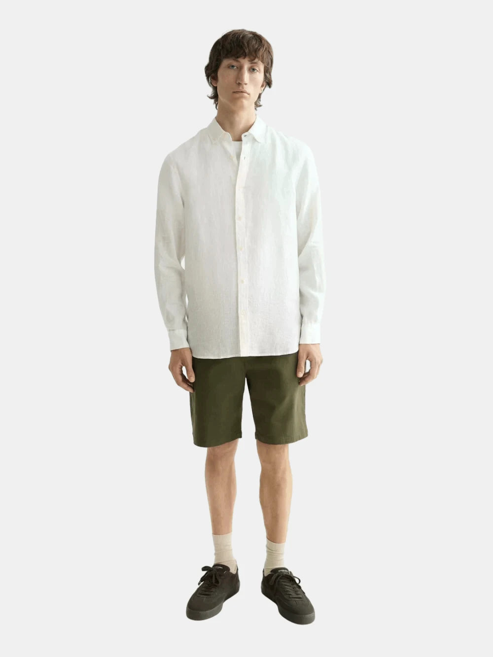 Linen Shirt Ls Button-Down - Scotch & Soda