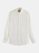 linen-shirt-ls-button-down-1 front view by Scotch & Soda