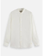 Linen Shirt Collar flat lay front view by Scotch & Soda