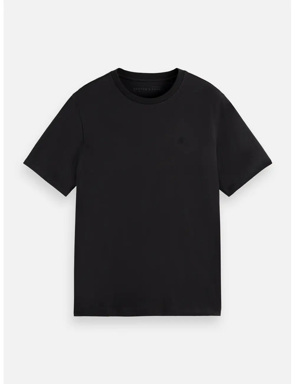 Logo T Shirt flat lay front view by Scotch & Soda