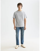 Logo T Shirt full model shot showing overall fit by Scotch & Soda