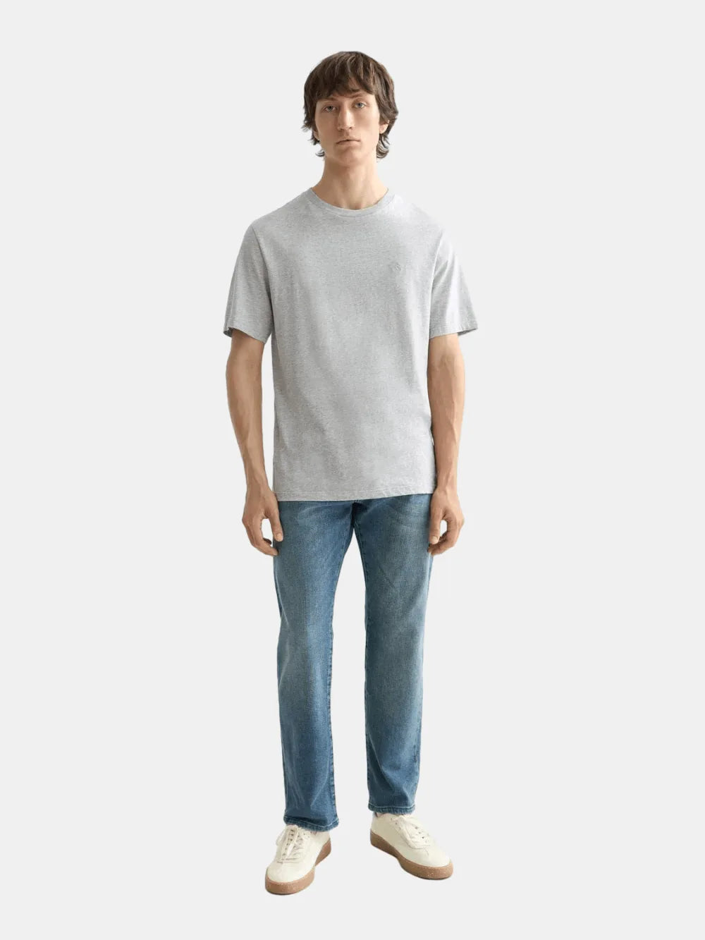 Core - Logo T-Shirt (Light Pastel Grey) - Scotch & Soda