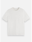 Logo T Shirt flat lay front view by Scotch & Soda