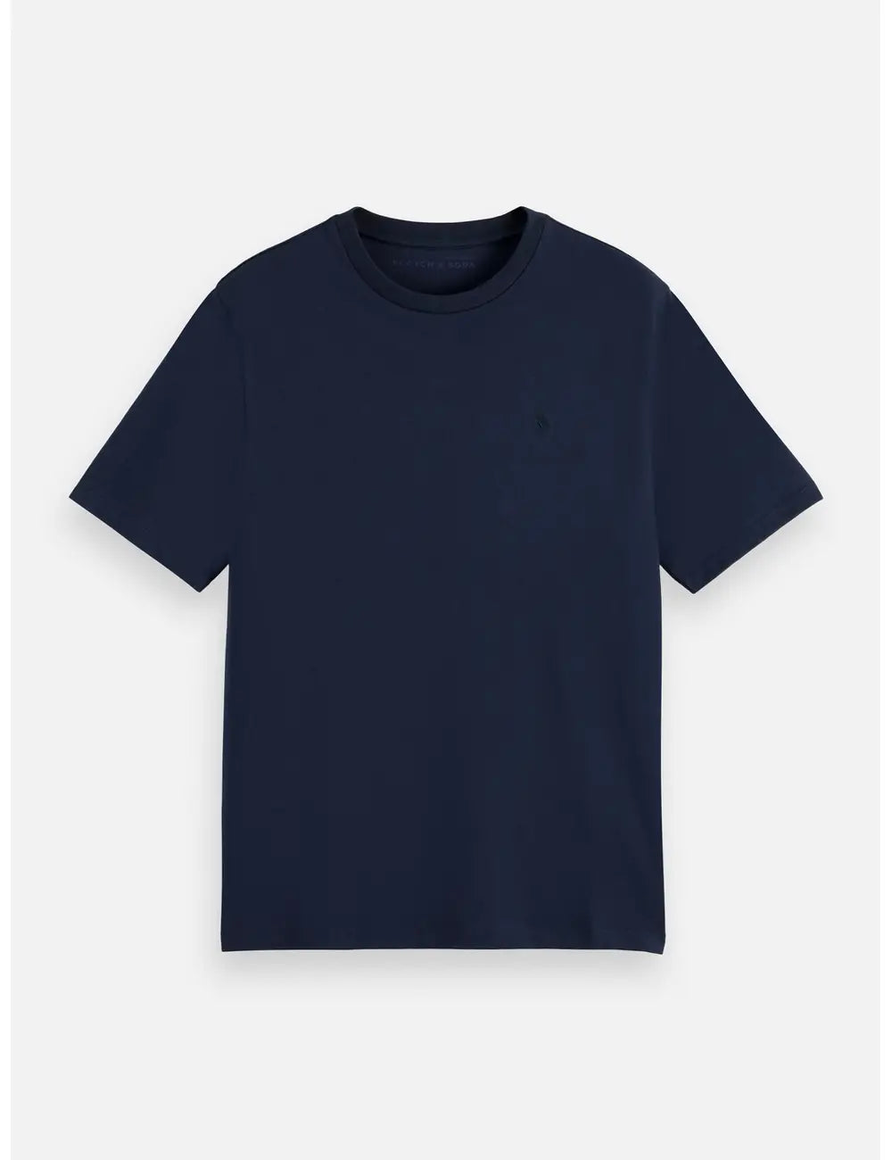 Logo T Shirt flat lay front view by Scotch & Soda
