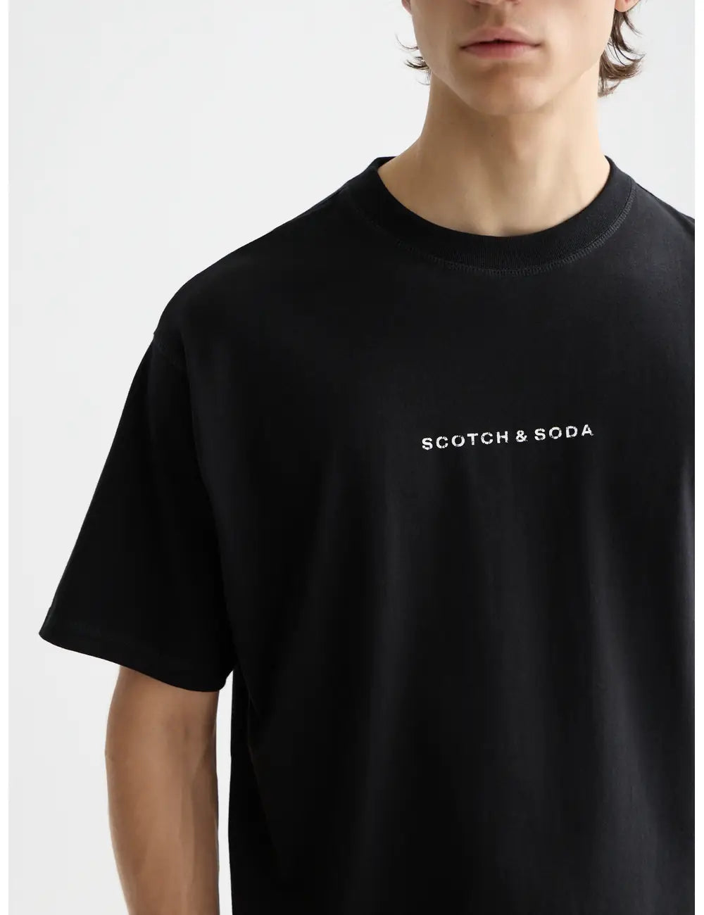 Logo Front T Shirt detail view by Scotch & Soda