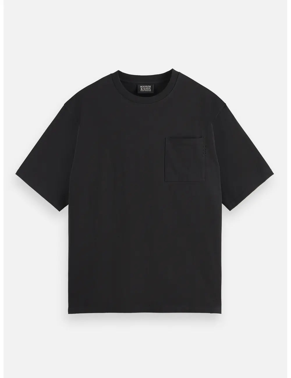 Crosses Loose Fit Tee flat lay front view by Scotch & Soda