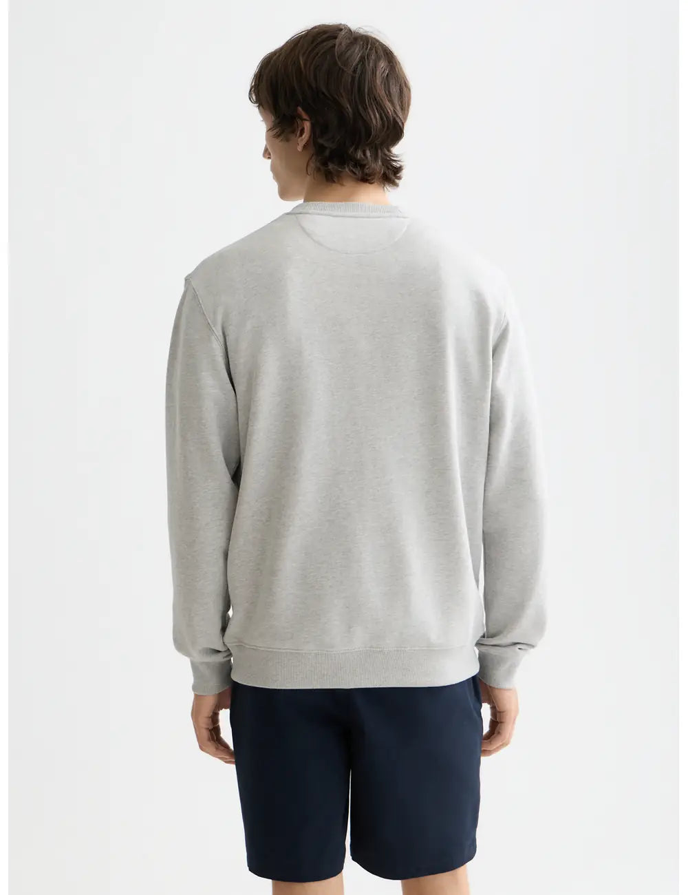 Logo Sweatshirt detail shot showing fabric and craftsmanship by Scotch & Soda