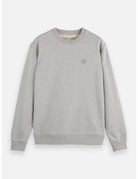 Logo Sweatshirt flat lay front view by Scotch & Soda