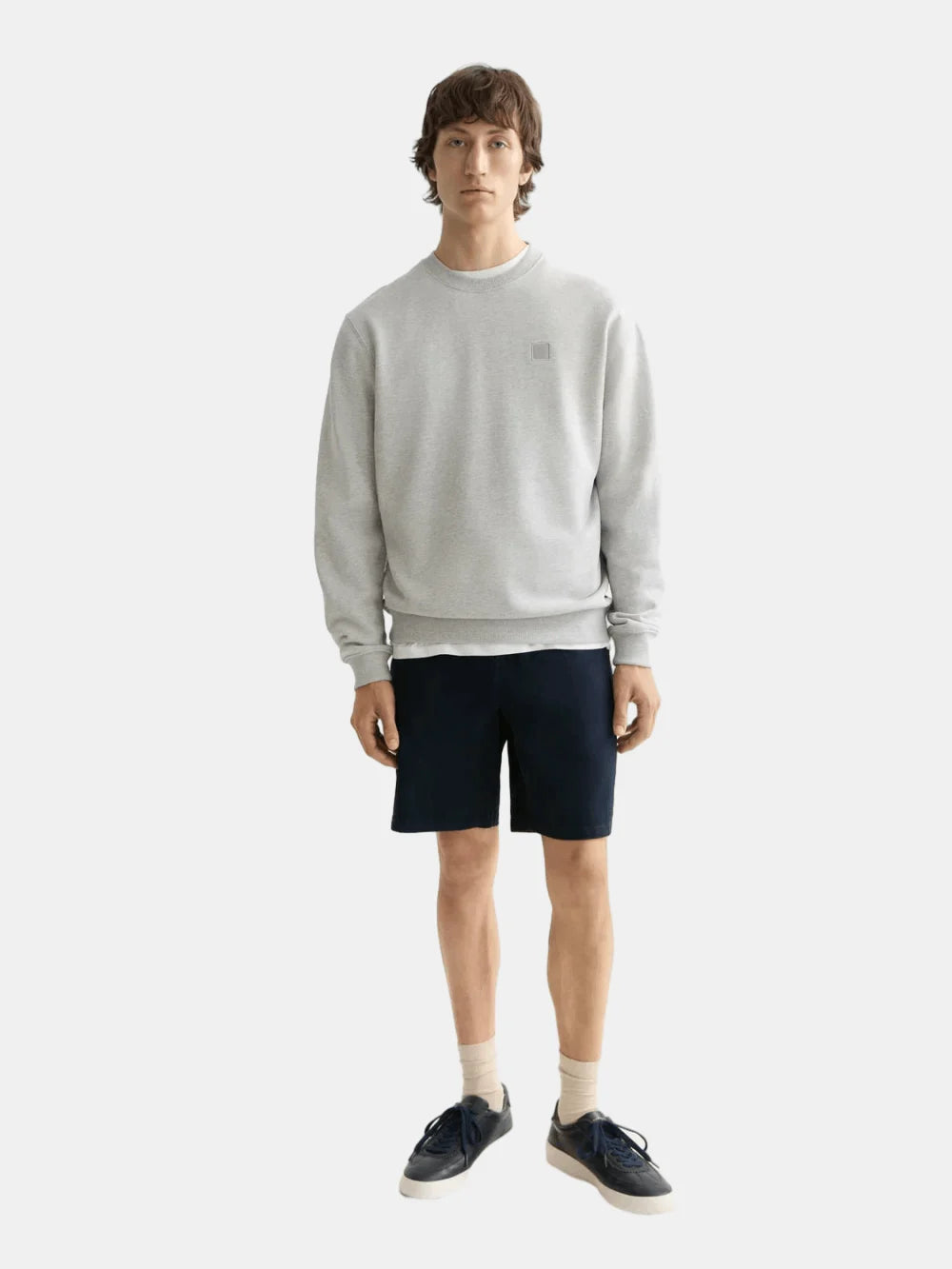 Core - Logo Sweatshirt (Light Pastel Grey) - Scotch & Soda