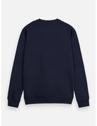 Logo Sweatshirt flat lay back view by Scotch & Soda