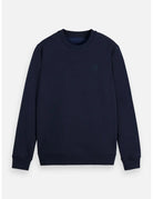 Logo Sweatshirt flat lay front view by Scotch & Soda