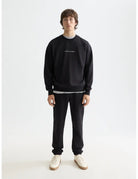 Logo Sweatpant full model shot showing overall fit by Scotch & Soda