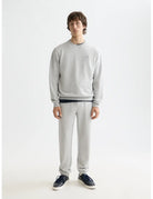 Logo Sweatpant full model shot showing overall fit by Scotch & Soda