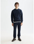 Logo Sweatpant full model shot showing overall fit by Scotch & Soda