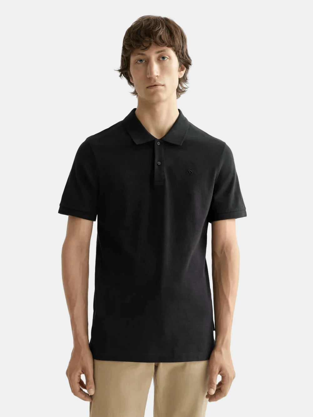logo-pique-polo-1 front view by Scotch & Soda