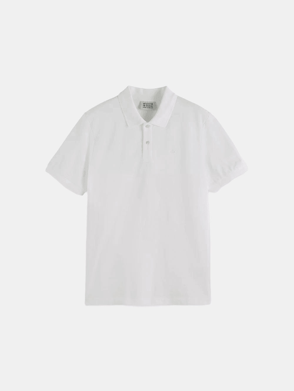 logo-pique-polo front view by Scotch & Soda