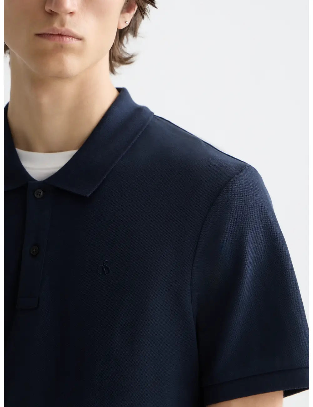 Logo Pique Polo detail view by Scotch & Soda