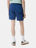 Fave - Technical Nylon Bermuda Short (Navy) back view showing fit and finish by Scotch & Soda