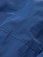 Fave - Technical Nylon Bermuda Short (Navy) detail shot of fabric and craftsmanship by Scotch & Soda