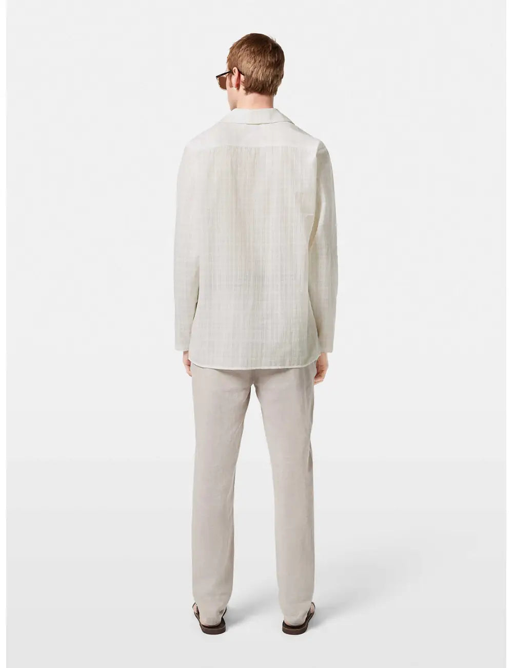 Cotton Voile Shirt detail shot showing fabric and craftsmanship by Scotch & Soda