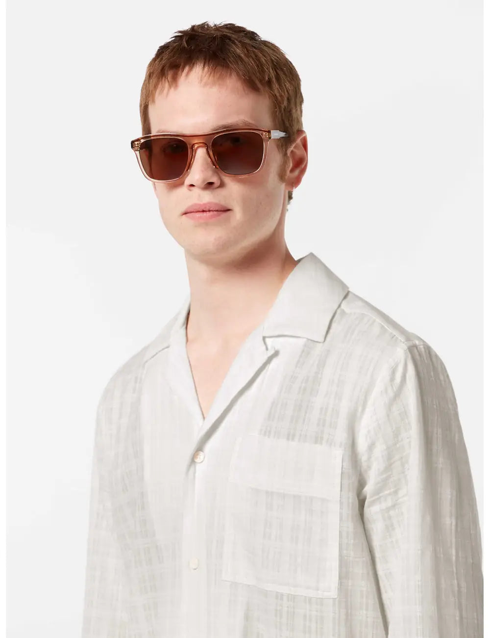 Cotton Voile Shirt detail view by Scotch & Soda