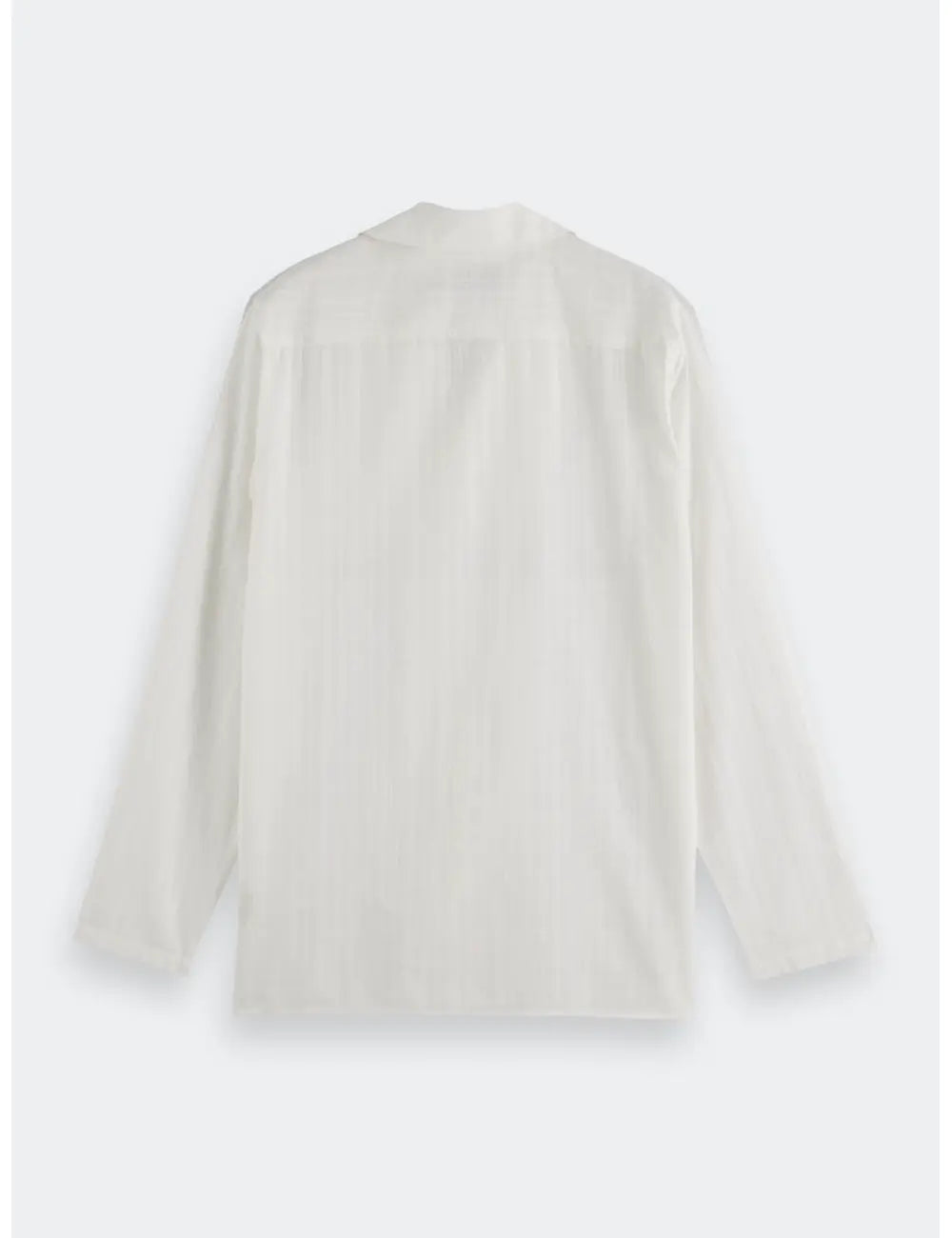 Cotton Voile Shirt flat lay back view by Scotch & Soda