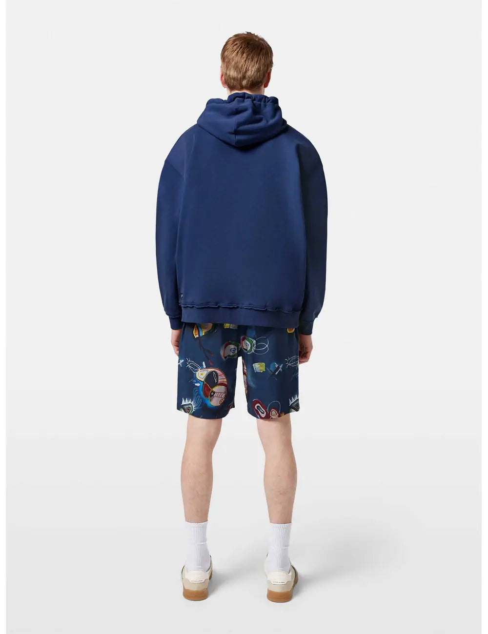 Loose Fit Hoodie detail shot showing fabric and craftsmanship by Scotch & Soda