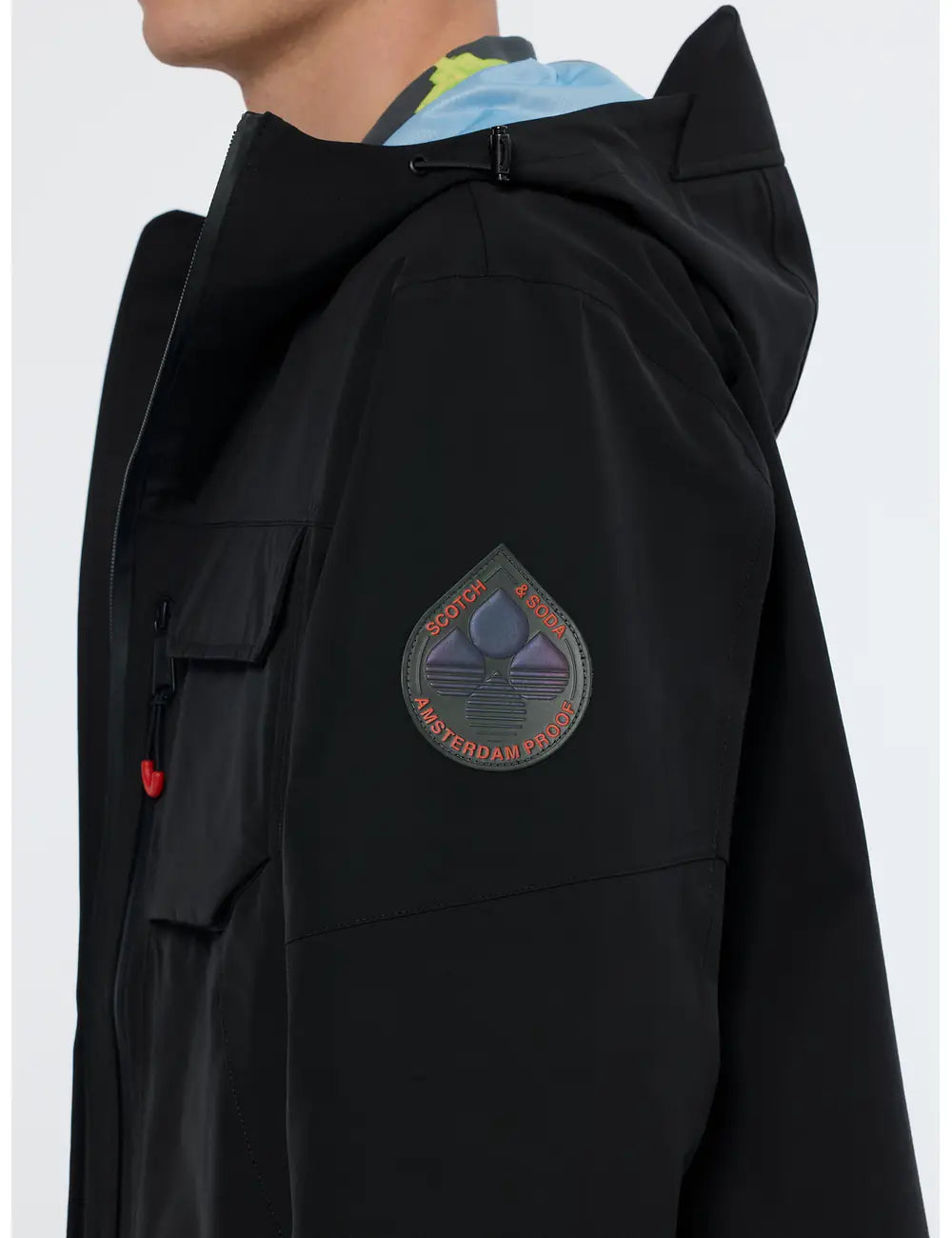 Camp Tech Jacket detail view by Scotch & Soda