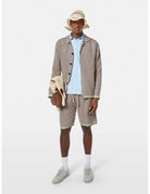 Crochet Knitted Shorts full model shot showing overall fit by Scotch & Soda