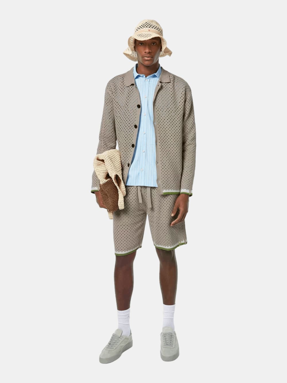 Crochet Knitted Short (Medium Beige) - Scotch & Soda