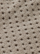 Crochet Knitted Short (Medium Beige) detail shot of fabric and craftsmanship by Scotch & Soda