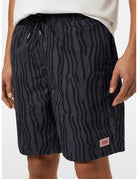 Printed Swimshorts full model shot showing overall fit by Scotch & Soda