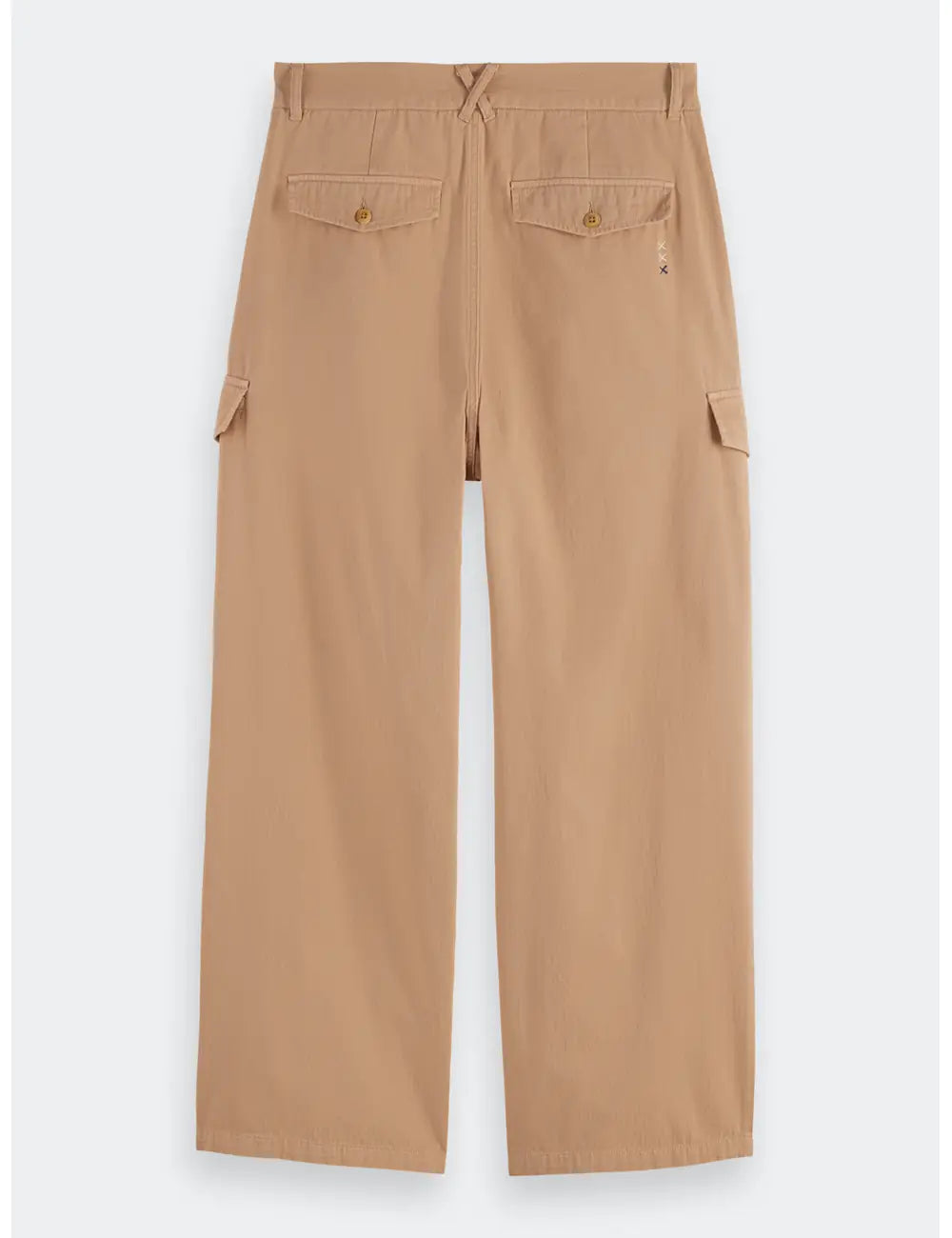 Daze Cargo Pant flat lay back view by Scotch & Soda