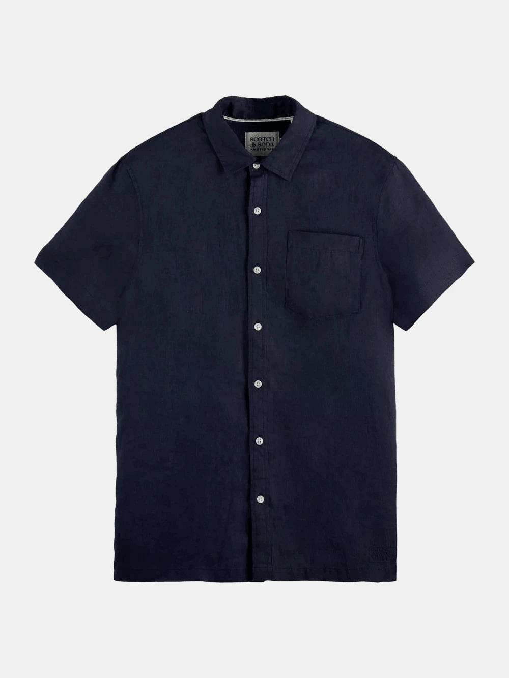 core-linen-shirt-1 front view by Scotch & Soda